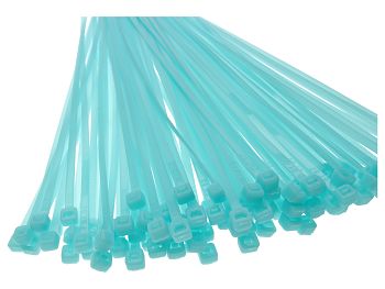 Cable ties - 3.6x250mm, blue - 100pcs